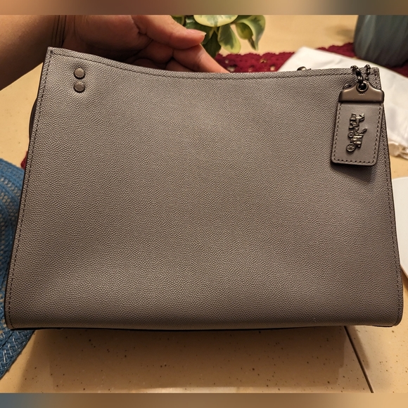 ❌SOLD❌Coach Gray Rogue Shoulder Bag - Picture 2 of 11